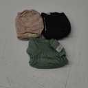 Langsprit Female Dog Diapers No Tail Hole, Reusable Puppy French Bulldog Diapers Female for Period Heat, Washable Doggy Doggie Diapers for Female Dogs Small Size（Small.Pink, Green, Black）