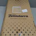Zelladorra Japanese Floor Mattress, Futon Mattress with Portable Storage Bag and Washable Cover, Roll Up Thick Tatami Mat Suitable for Camping, Guest Room, Light Coffee, Queen
