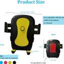 Phone Holder Wall Mount with 3M VHB Adhesive Strips Phone Charging Holder Compatible for iPhone, Samsung, Smartphone and Most Other Cellphones