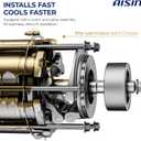 AISIN AFTERMARKET ACCAZ-00966 Air Conditioner AC Compressor - Compatible with Volvo XC90 2007-2014 3.2L, XC60 2010-2016 S80 2007-2015 3.0L 3.2L, S60 2011-2016 2.5L 3.0L, V60 2015-2016 3.0L