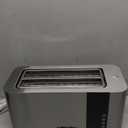 Mueller UltraToast Full Stainless Steel Toaster 4 Slice, Long Extra-Wide Slots for Bagels and Waffles, 6 Browning Levels, LED Display, Cancel/Defrost/Reheat Functions & Removable Tray, Kitchen Gadgets