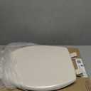 Bemis 7300SLEC Slow Close Toilet Seat, Easy Clean Hinges and Durable Plastic Seat, Made in USA, Elongated, Bone