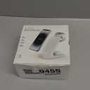 Wireless Charging Station, 3 in 1 Fast Wireless Charger Stand for Multiple Devices Apple Watch Ultra Series 11 10 9 8 7 6 SE 5 4 3 2, iPhone 17 16 15 14 13 12 11 Pro Max/Plus/Air/X/XS/XR/SE, Airpods (White)