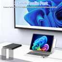 Docking Station for Surface Pro 2-in-1 Laptop/Tablet (2025) - Surface Pro 12 Docking Station Hub with HDMI, Thunderbolt 4, USB 3.0, SD/TF Slot, 3.5mm Audio Jack Surface-Pro 12 Accessories