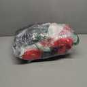 COMIN 4FT Christmas Inflatables Decorations Outdoor Blow Up Santa Claus Inflatable with Built-in LEDs for Yard Lawn Garden