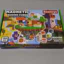 Beamryx 150Pcs Sky City Magnetic Building Blocks Set, Kids Sensory Toy for Toddlers STEM Learning, Stacking Magnets for Kids0.8" Large Size (Bsg006)