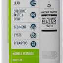 GE Single Stage Under Sink Replacement Filter, Fits GE GXK140TNN and GXULQK systems, Reduces Lead, Chlorine & Other Impurities for Better Water, Easy Install, Twist & Lock Design, FQK1R