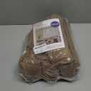 MIULEE Cafe Brown Pinch Pleated 100% Blackout Linen Curtains for Bedroom, Room Darkening Memory Trained Light Blocking Window Curtains 84 inches Long for Living Room, Black Out Pleat Drapes, 2 Panels