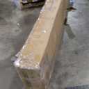 LINSY HOME TV Stand for 75 Inch TV, Modern Farmhouse Entertainment Center with Storage Cabinets and Glass Doors, Tall Media Console Table for Living Room, Bedroom, Large Long Television Stand, Beige (66", Washed Grey & Brown)