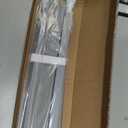 LazBlinds No Drill Blinds for Indoor Windows, Cordless 1" Vinyl Mini Blinds, Privacy S-Curve Blinds for Windows, Room Darkening Horizontal Window Blinds and Shades for Home, 37" W x 64" H, Grey