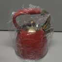 Tea Kettle -2.9 Quart Tea Kettles Stovetop Whistling Teapot Stainless Steel Tea Pots for Stove Top Whistle Tea Pot (Red)