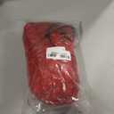 ANOGOL Hair Cap+ Red Heart Bun Beehive Wigs for Red Queen Wig Women Prestyled Short Curly Red Wigs for Anime Synthetic Hair for Heart Queen Costume Cosplay Movie Halloween Party