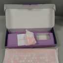 Retro Wireless Keyboard with Round Keycaps, 2.4GHz Full-Size USB Cute Wireless Keyboard Mouse for Computer, Desktop, Laptop and Computer (Pink-Colorful)