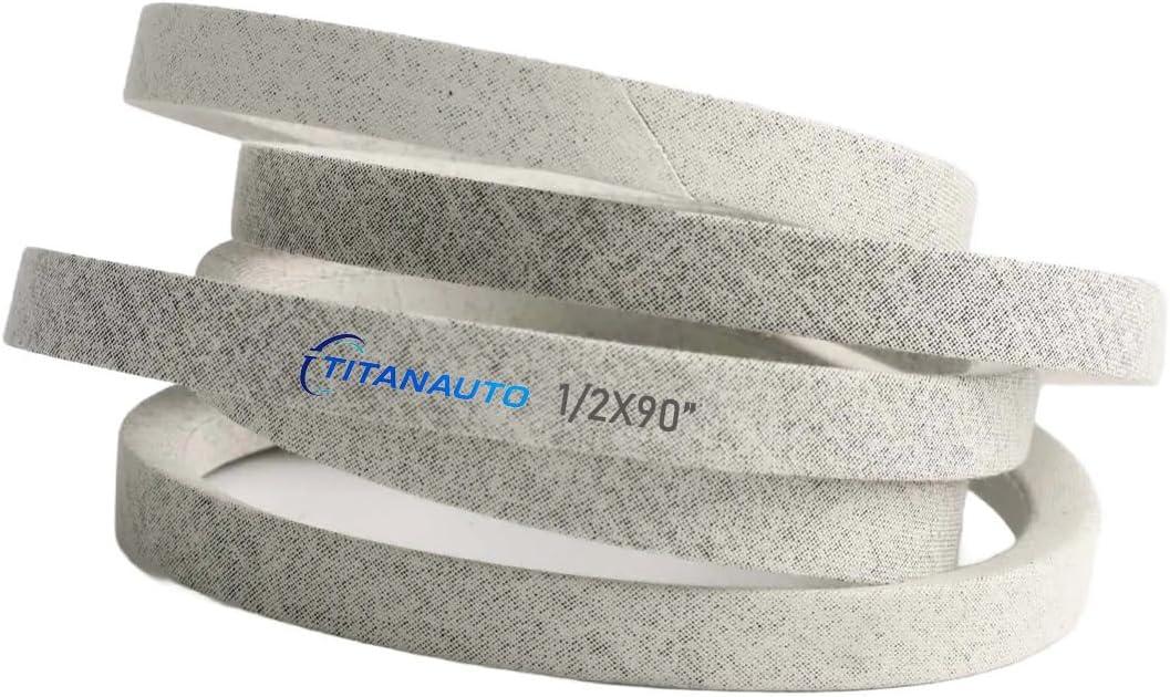 193214 Deck Belt, 1/2" x 90" Compatible for Craftsman 125907X, Compatible for Husqvarna 532125907, Compatible for Cub Cadet 754-0330 Replaces 105732X, 21546076, M82718 Kevlar Riding Mower Drive Belt