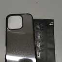 Choiche Compatible for iPhone 16 Pro Case Women Phone Case, Cute Bling Sparkly, Military Grade Drop Protection, 3 Diamond Camera Lens Covers, 2 Tempered Glass Protectors, 6.3 inch (Glitter Black)