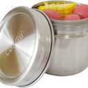 CoaGu 8oz Coffee Canisters: Premium 18/8 Stainless Steel Containers Perfect for Children's Lunches, Tea, Sugar, Coffee Storage, and Candy