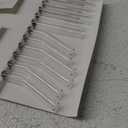 Piteno 16-Pack Reusable Glass Straws Set, Clear Glass Drinking Straws, 8.5''x10MM, Set of 6 Straight and 6 Bent with 4 Cleaning Brushes, Perfect for Smoothies, Milkshakes, Juice, Tea (8.5", Clear)