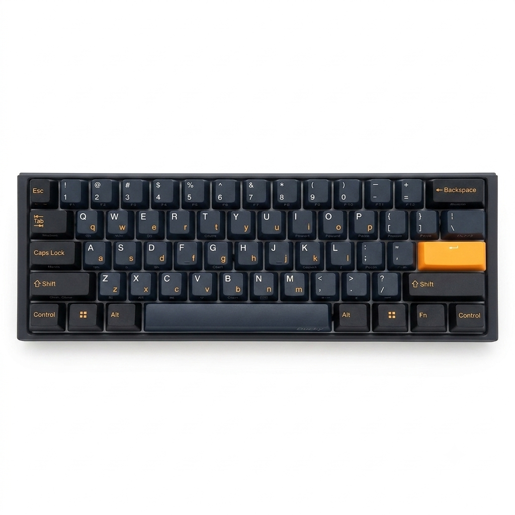 Ducky One 3 Pro Mini Mechanical Gaming Keyboard, Black