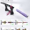 Cold Blade Katana Sword - 41 inches Katana Replica with Holster Belt and Display Stand - Sword with Authentic Design