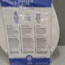 Mayfair Cassel Slow Close Toilet Seat, Easy Clean, Non Slip Premium Wood Seat, Easy Install, Made in USA, Round, White