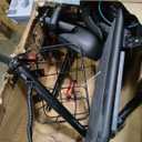 Gyroor Adults Electric Scooter with Large Middle Basket, 550W Motor 18.6 MPH 20 Mile Distance, Foldable E-Scooter with seat for Pets & Cargo