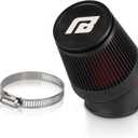 NIBBI Racing Motorcycle Air Filter,Universal 48mm Air Filters for Dirt Bike, Motocross Carburetor Cleaner for Pit Bike Scooter Moped YAMAHA HONDA SUZUKI KAWASAKI ATV (48mm)