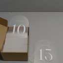 JINMURY Frosted Arch Table Numbers for Wedding, 30 Pack 5"x7" Frosted Arch Acrylic Signs with Stand Acrylic Table Numbers 1-30, Perfect for Wedding Reception