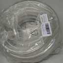 DAVCO 3/4" ID x 25ft Clear Vinyl Tubing, Low Pressure Flexible PVC Tubing, Heavy Duty UV Chemical Resistant Lightweight Plastic Vinyl Hose, BPA Free and Non Toxic
