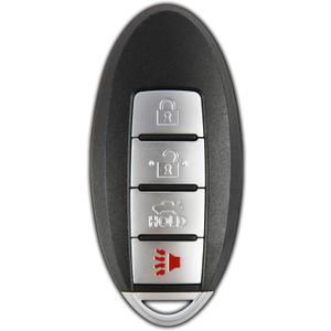 KeylessOption Key Fob Replacement Nissan 350Z, Altima, Armada, Maxima, Quest, and Sentra  Infinity EX35, FX35, FX45, G35, I35, Q45, and QX56  OEM KBRASTU15 and CWTWB1U758 (1-Pack) (One)