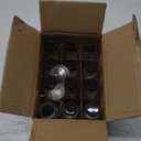 12 Pack, 2 oz Small Clear Glass Bottles w/Lid & 3 Funnels - 60ml Boston Shot Bottles for Health, Immunity, Potion, Wellness, Sample, Ginger, Juice - Mini Personal Care & Beauty Travel Bottle