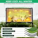 Cat House for Outside Use 900D Oxford Cloth, Outside Cat House Weatherproof with Remote Control Heated Pad, Insulated Cat Houses with Removable Feet to Isolate Moisture, Against Extreme Weather