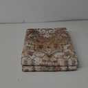 Madane Area Rug 3x5, Washable Vintage Entryway Rugs for Bedroom Non Slip Indoor Kitchen Runner for Living Room Laundry Room Playroom Soft Non-Slip Floor Carpets, Turmeric/Grey