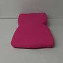 Yerliker 1 Pcs Foldable Hot Tub Booster Seat for Adults Adjustable 2 Heights up to 6.3", Weighted Booster Seat 3D Air Mesh Hot Tub Accessories Quick Dry Micro Dot Non Slip for Spa Bathtub Pool (Pink)