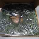 24" Real Touch Artificial Cedar Wreath - Faux Christmas Wreaths for Front Door,Faux Pine Green Wreath for Home, Holiday, Fireplace, Mantle,Wall, Windows, Xmas, Outdoor Decoration