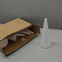 Bright Creations Foam Cones for Crafts - Foam Tree Forms for Flower Arrangements & DIY Art Projects - 3.8 x 9.5 in, White, Pack of 6