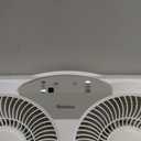 HOLMES 9" Twin Digital Window Fan, Reversible Airflow Blades, In/Out Exchange, 3 Speeds, Built-In Extender Panels, Ideal for Home, Bedroom or Office, Remote Control, White