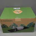 YAUNGEL Seed Starter Tray with Grow Light, 5 Pack Seed Starter Kit with Heat Mat, Seedling Starter Trays with Timing Controller Adjustable Brightness, Thicken Trays with Humidity Domes