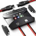 Voltset MPPT Solar Charge Controller : IP68 Waterproof - Display for Gel AGM Lead-Acid Lithium LiFePO4 Battery - Used in RV Marine Camper Van Truck Trailer (MPPT Solar Charge Controller New Model)