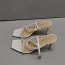 Modatope Womens Sandals Open Toe Strappy Sandals Ankle Strap High Heel Sandals for Women (7.5)