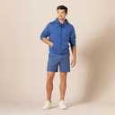 Amazon Essentials Men's Classic-Fit 7" Comfort Stretch Chino Short (32, Dark Blue)