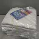 S&T Bath Towels for Home, Automotive, and Garage, 24 Inch x 48 Inch, White, 6 Pack