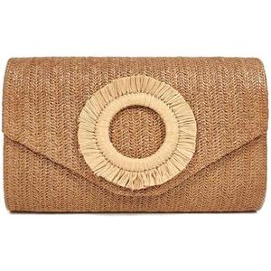 FUKEFUKEUS Straw Clutch Purse for Women,Summer Beach Bag,Envelope Evening Clutch Handbags for Formal Party Wedding 2025