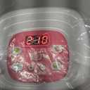 Play Kitchen Accessories, Pretend Kitchen Appliances Set with Toy Air Fryer for Kids with Sound and Lighting, Color-Changing Play Food, Birthday Gift for Boys and Girls Ages 3-5 4-8,Pink