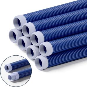 Pool Vacuum Cleaner Hose 1.5",8 Pcs Pool Hose Set for Replacement Parts for Major Brand Automatic Inground Pool Vacuums (Blue)