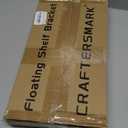 2pcs Floating Shelf Hardware Heavy Duty Hidden Shelf Brackets Support,Wall Mounting Invisible Floating Shelves Bracket with Jig (16" x 8" x 1.5" with Tools)