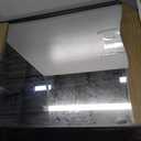 Mirror Brown Wood Outline Top and Bottom 29x32 Inches - Stuff's