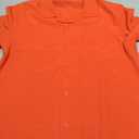 Men's Short Sleeve Button Down Shirt Cuban Collar Anti-Wrinkle Shirt Casual Summer Beach Shirt, Size: S