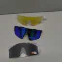 Cycling Sunglasses Polarized Sunglasses for Cycling Men Women with 1 Lens or 3 Interchangeable Lens Baseball Glasses