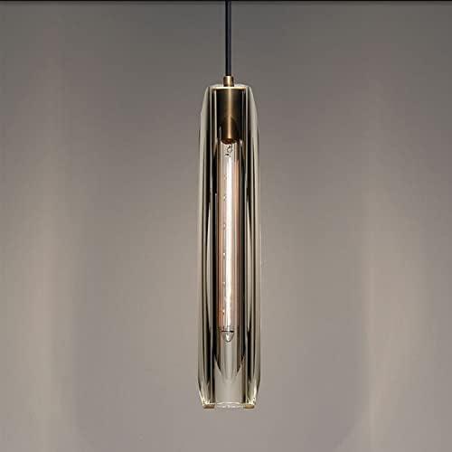 Pendant Lights Kitchen Island Pendant Lights Pendant Light fixtures Kitchen Pendant Light pendent Light Smoke Gray Crystal lampshade Island Pendant Lights for Kitchen