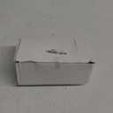 Glass Dummy Door Knobs Interior, Single-Side Crystal Dummy Door Knobs Replacement, Inactive Door Knobs for Bifold and Closet Door, Matte Black Door Handles,2 Pack